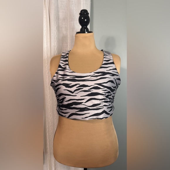 Good American Zebra Print Sports Bra size 7 (4XL) - Picture 3 of 6